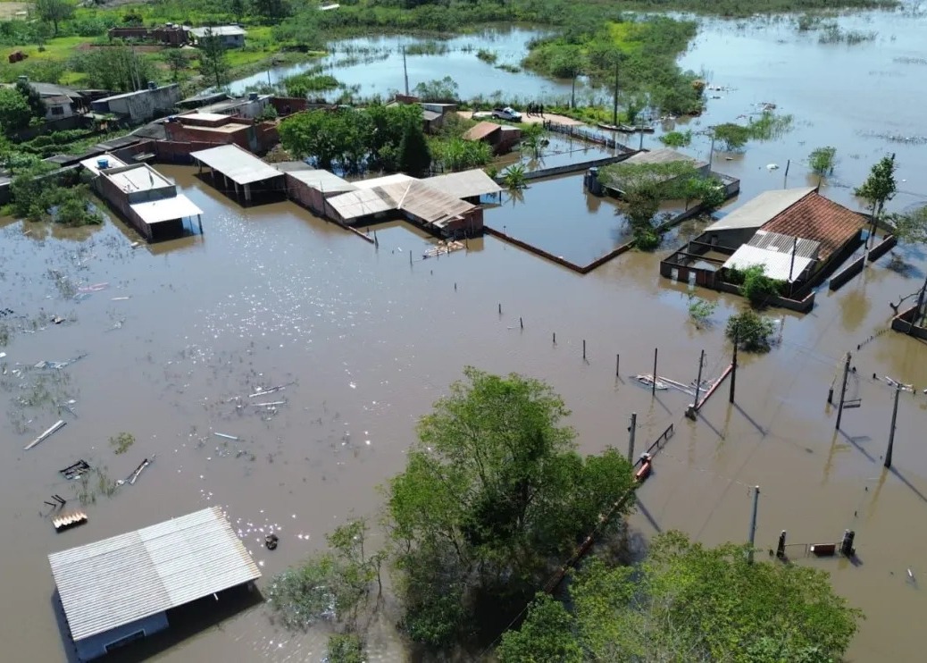 Cerca de 380 imóveis foram atingidos pelas enchentes em 15 áreas de Itapetininga. Foto - Reprodução/Defesa Civil