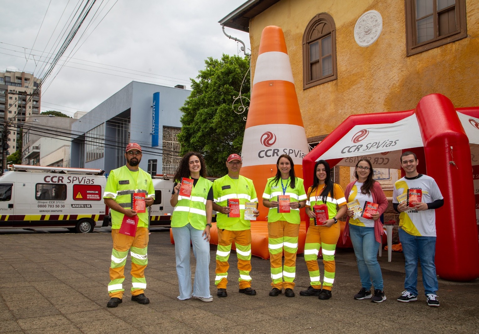 A programação inclui orientação a caminhoneiros e uma ação voltada a motociclistas. Foto - Reprodução/Divulgação