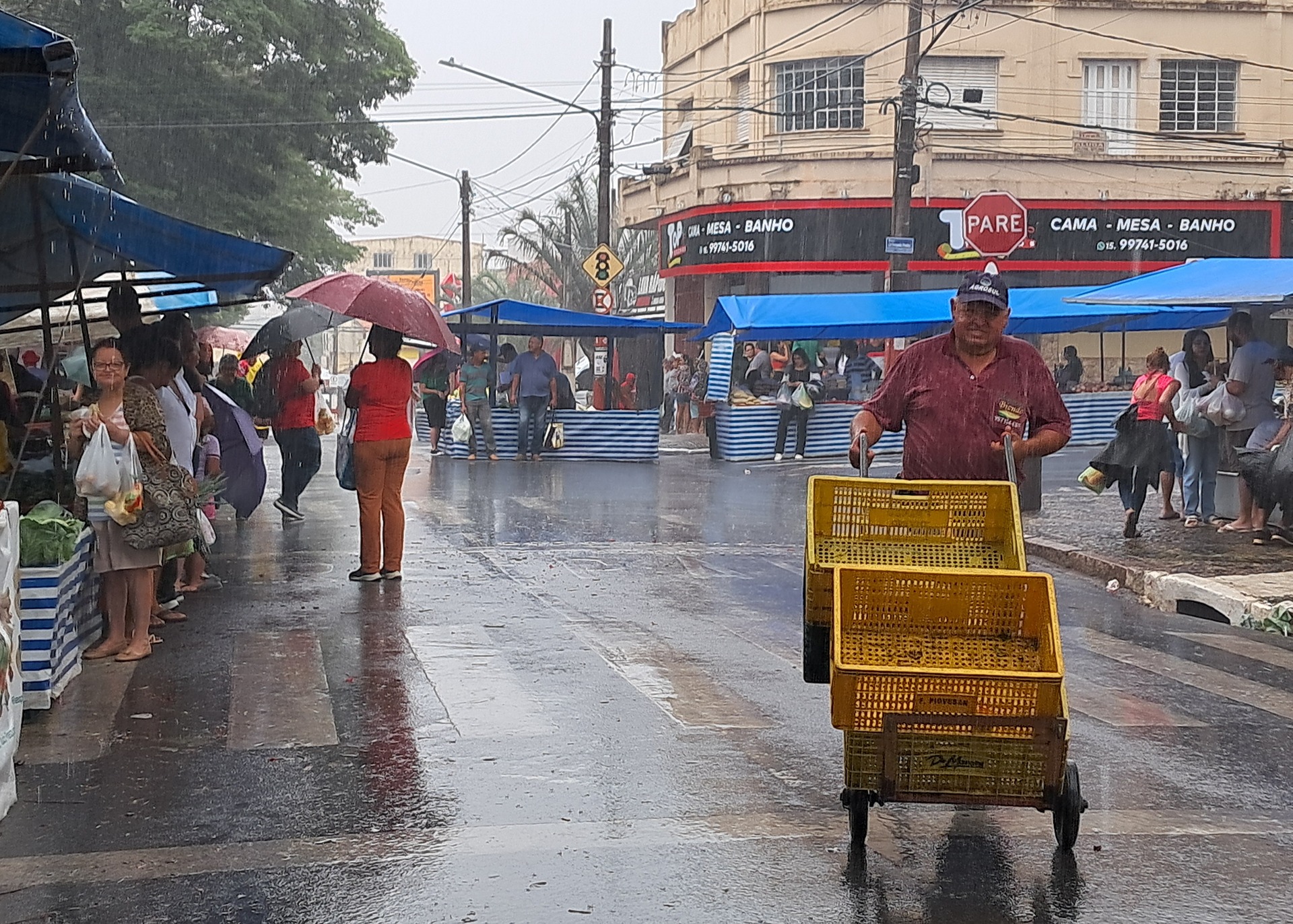 A Defesa Civil colocou todo o estado em atenção para as chuvas previstas nos próximos dias. Foto - Vitória Mendes